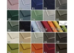 Sofa uszak 3 osobowa chesterfield glamour velvet brązowa HR45