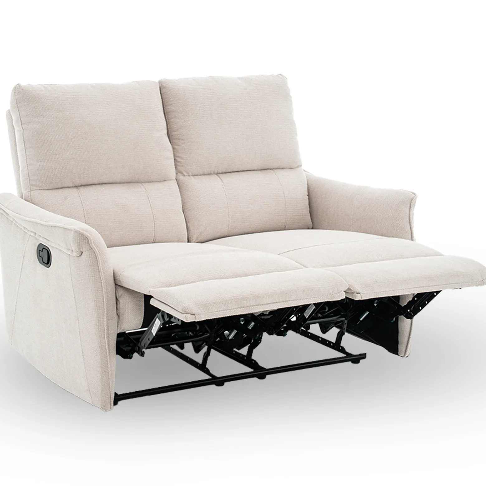Sofa wypoczynkowa fotel rozkładany dwuosobowy leżanka FW106-2 Timo duo beż