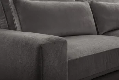 Sofa z loftowymi nogami LARA APHRODITE22 jasny szary