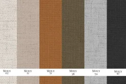 Sofa Baloo, 4-osobowa, do salonu, tkanina Moly, antracyt