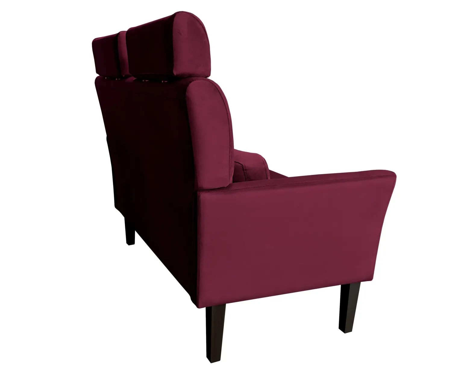 Sofa DENVER tkanina Welur noga drewniana