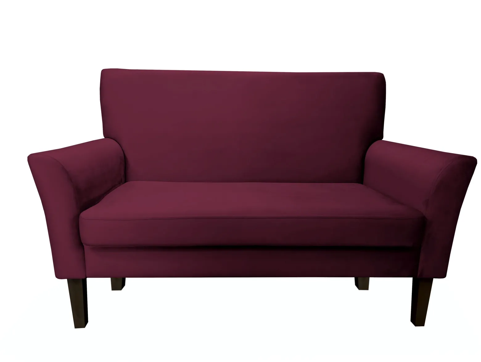 Sofa DENVER tkanina Welur noga drewniana