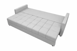 Sofa DOMINO rozkładana z funkcją spania Brązowy