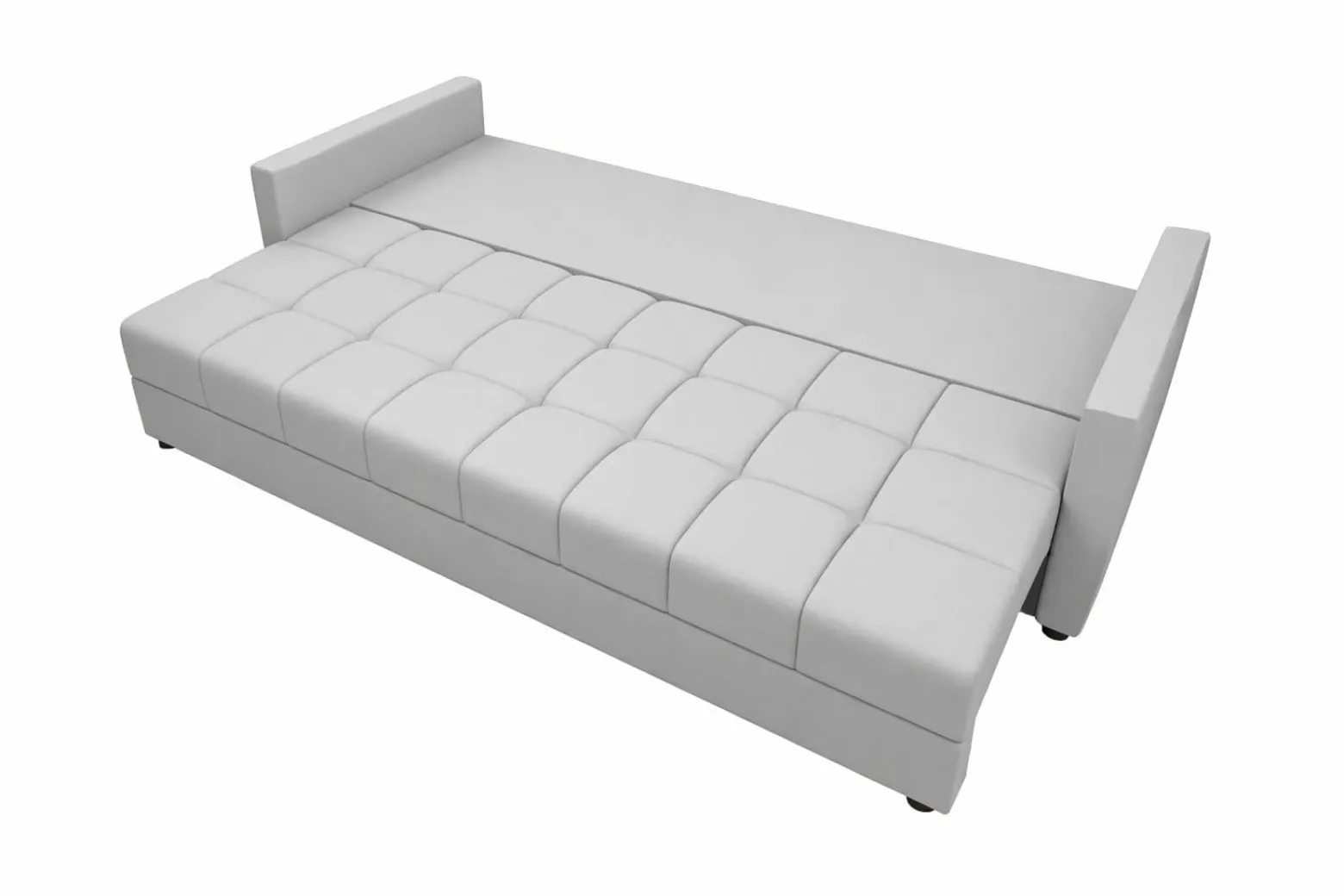 Sofa DOMINO rozkładana z funkcją spania Brązowy
