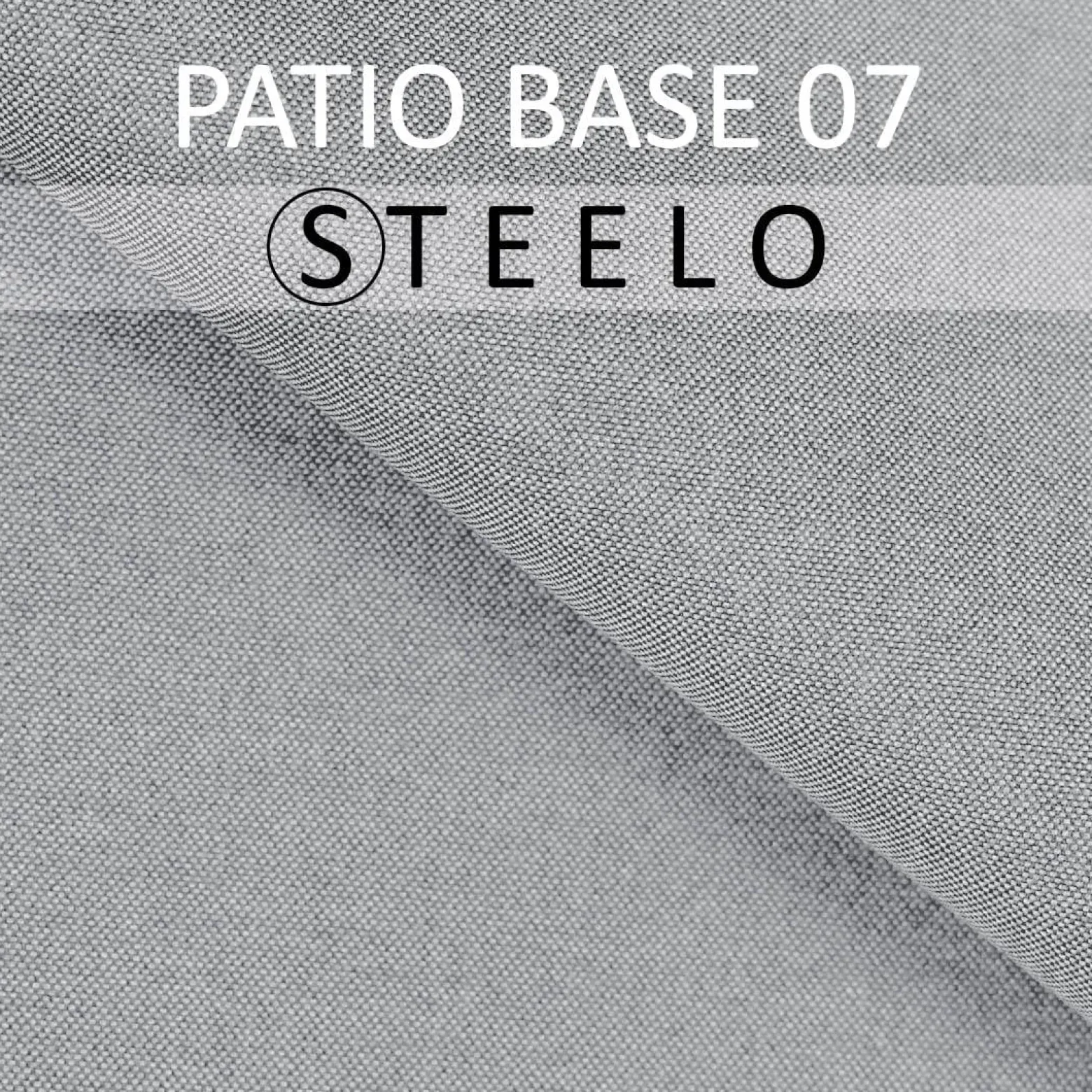 Sofa dwuosobowa ogrodowa STELLA jasny szary – metalowy,