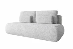 Sofa GAJA baranek boucle szara wygodna nowoczesna
