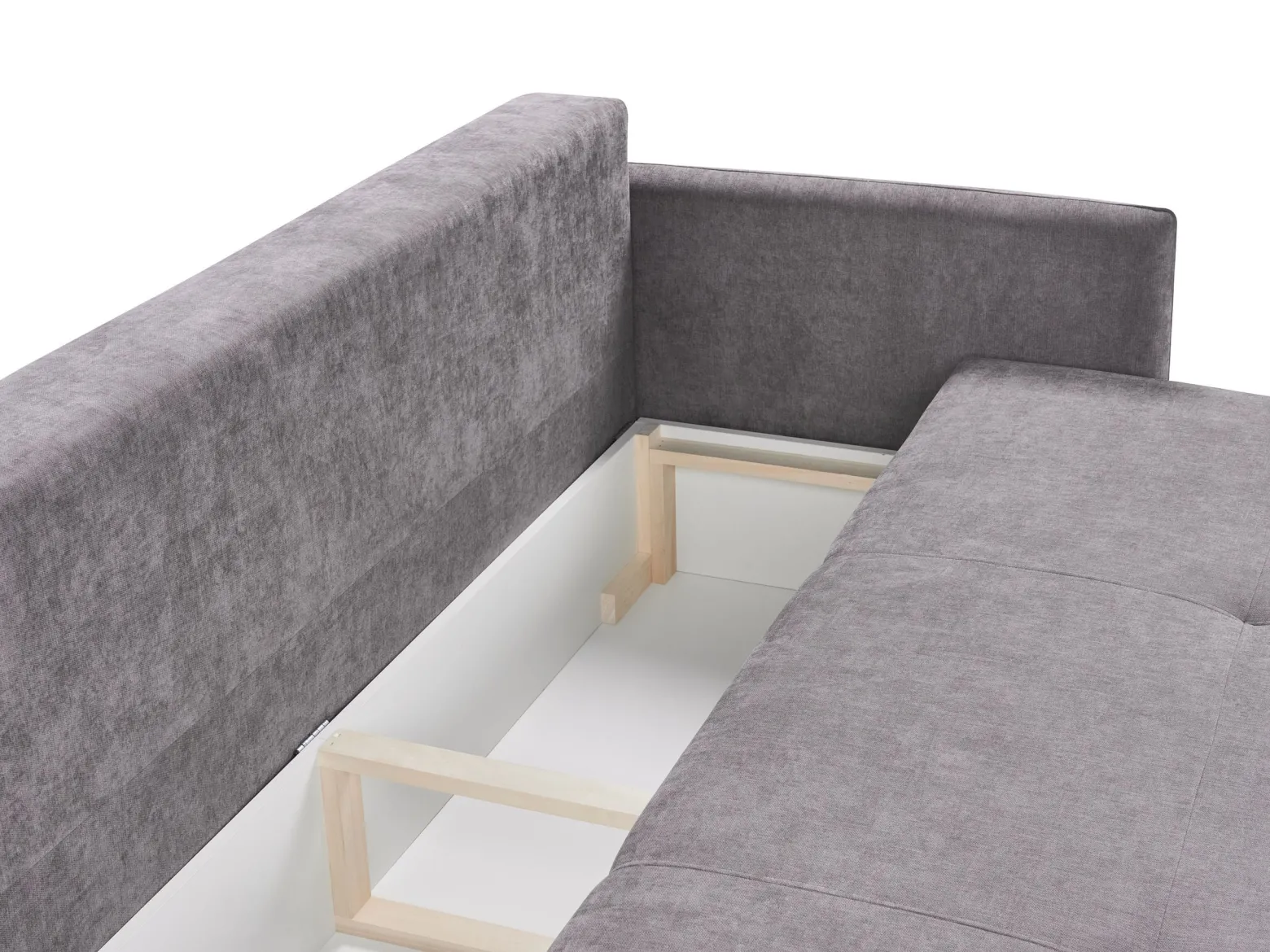 Sofa kanapa rozkładana 3-osobowa brązowa