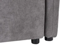 Sofa kanapa rozkładana 3-osobowa brązowa