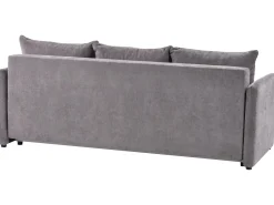 Sofa kanapa rozkładana 3-osobowa brązowa