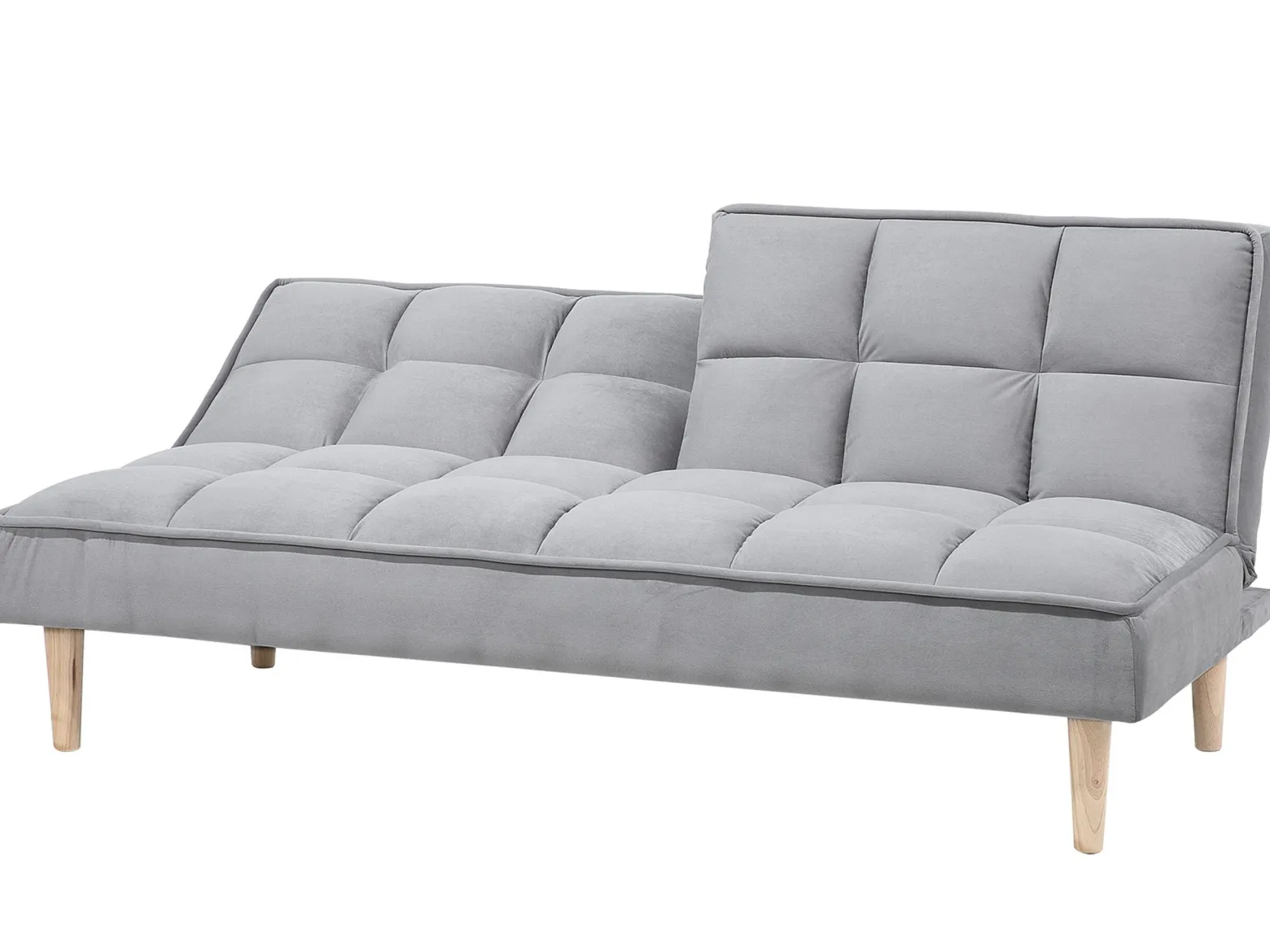Sofa kanapa rozkładana 3-osobowa jasnoszara