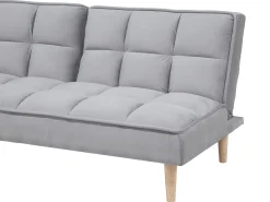 Sofa kanapa rozkładana 3-osobowa jasnoszara