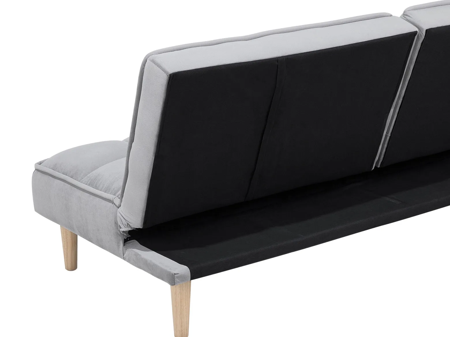Sofa kanapa rozkładana 3-osobowa jasnoszara