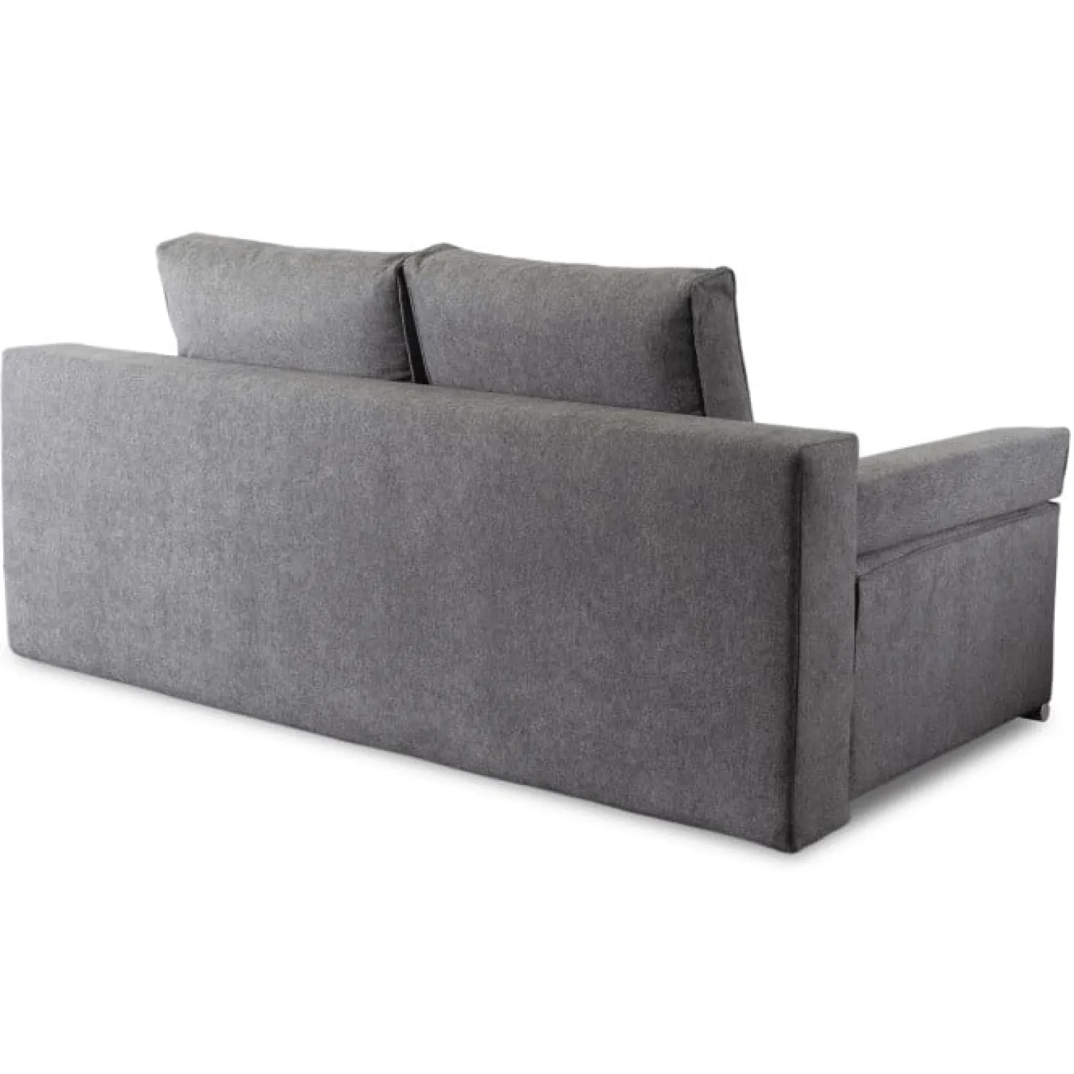 Sofa Kanapa Rozkładana z Funkcją Spania Wersalka Dwuosobowa Szara RENO