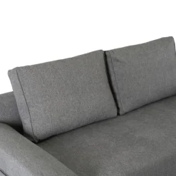 Sofa Kanapa Rozkładana z Funkcją Spania Wersalka Dwuosobowa Szara RENO