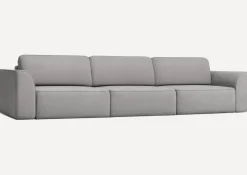 Sofa Kanapa Rozkładana z Funkcją Spania Pięcioosobowa KOMA Granatowa