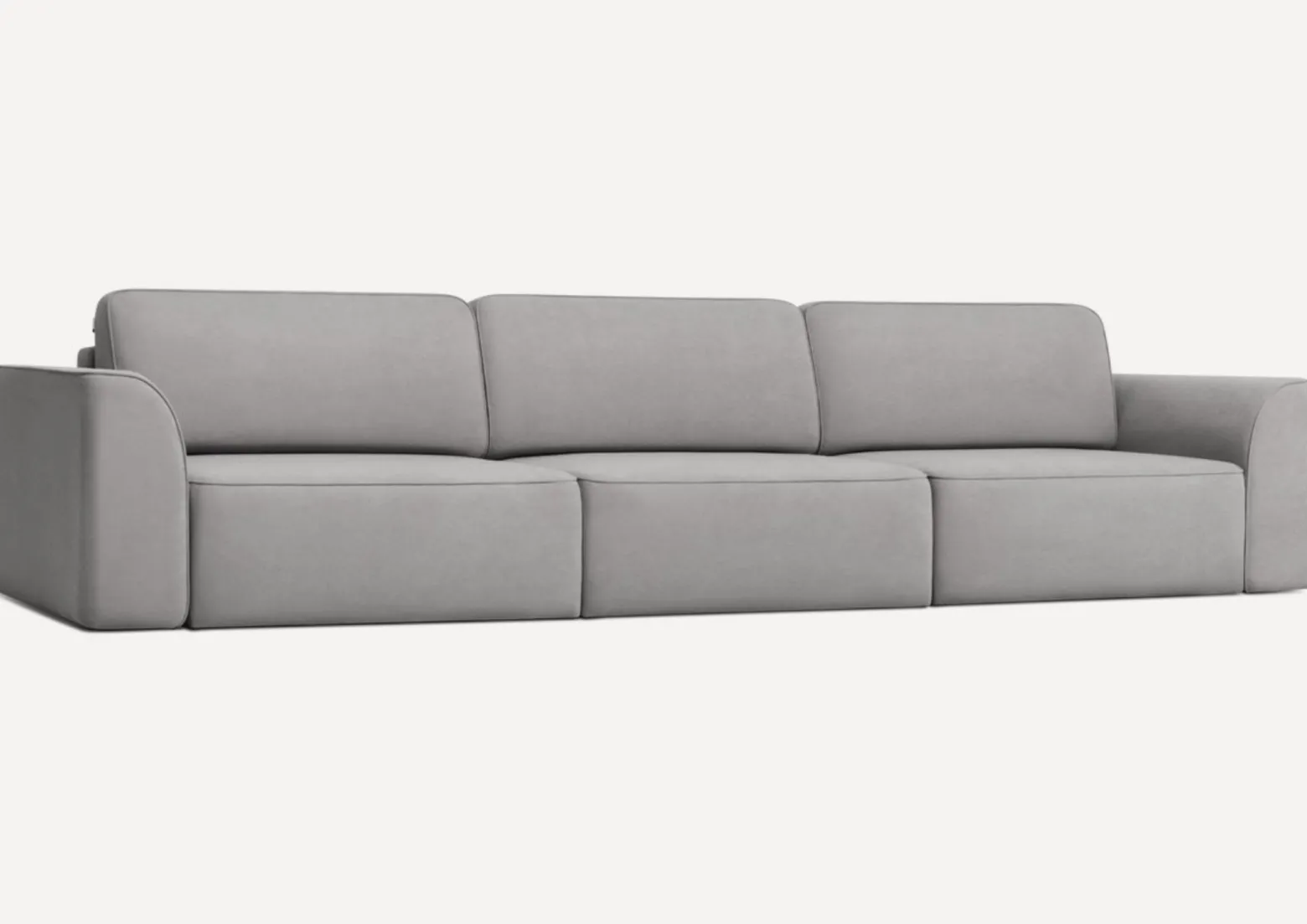 Sofa Kanapa Rozkładana z Funkcją Spania Pięcioosobowa KOMA Granatowa