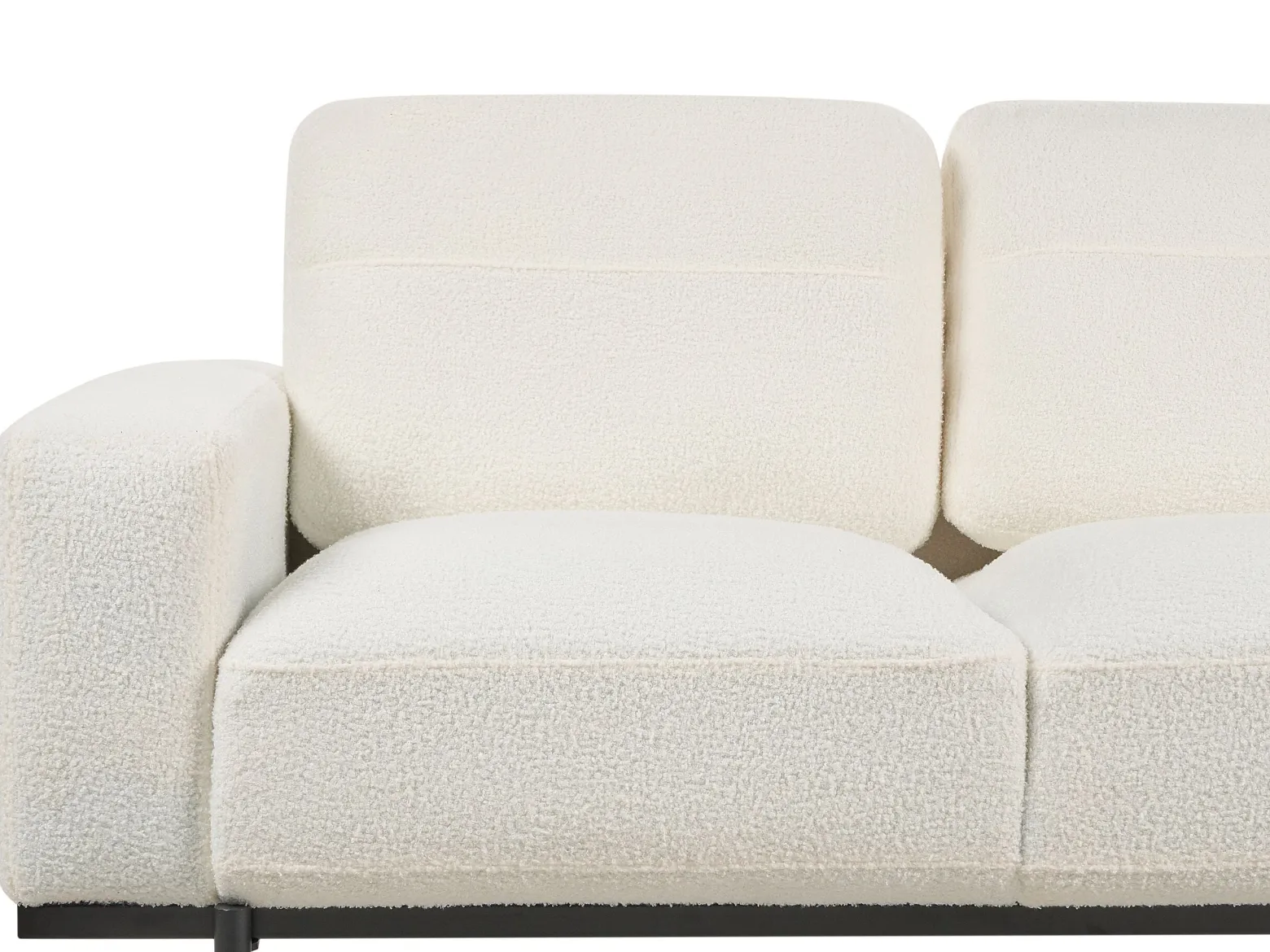 Sofa kanapa trzyosobowa boucle biała