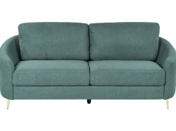 Sofa kanapa trzyosobowa tapicerowana zielona