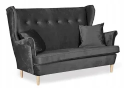 Sofa kanapa uszak Ari skandynawska Family Meble ciemno szara