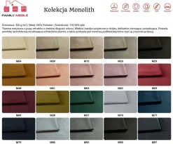 Sofa kanapa uszak Ari skandynawska Family Meble ciemno szara