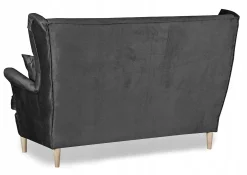 Sofa kanapa uszak Ari skandynawska Family Meble ciemno szara