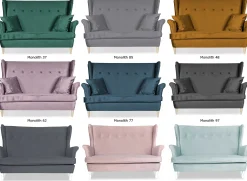 Sofa kanapa uszak Ari skandynawska Family Meble ciemno szara
