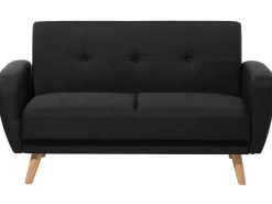 Sofa kanapa z funkcją spania czarna