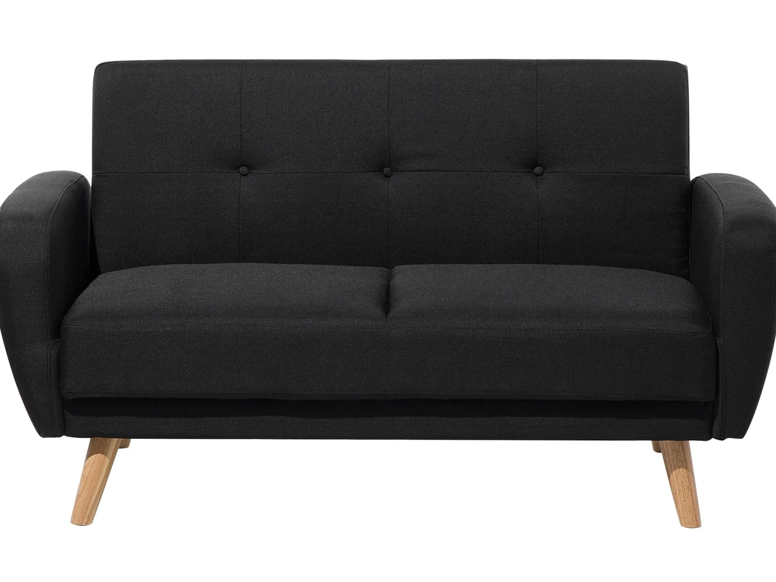 Sofa kanapa z funkcją spania czarna