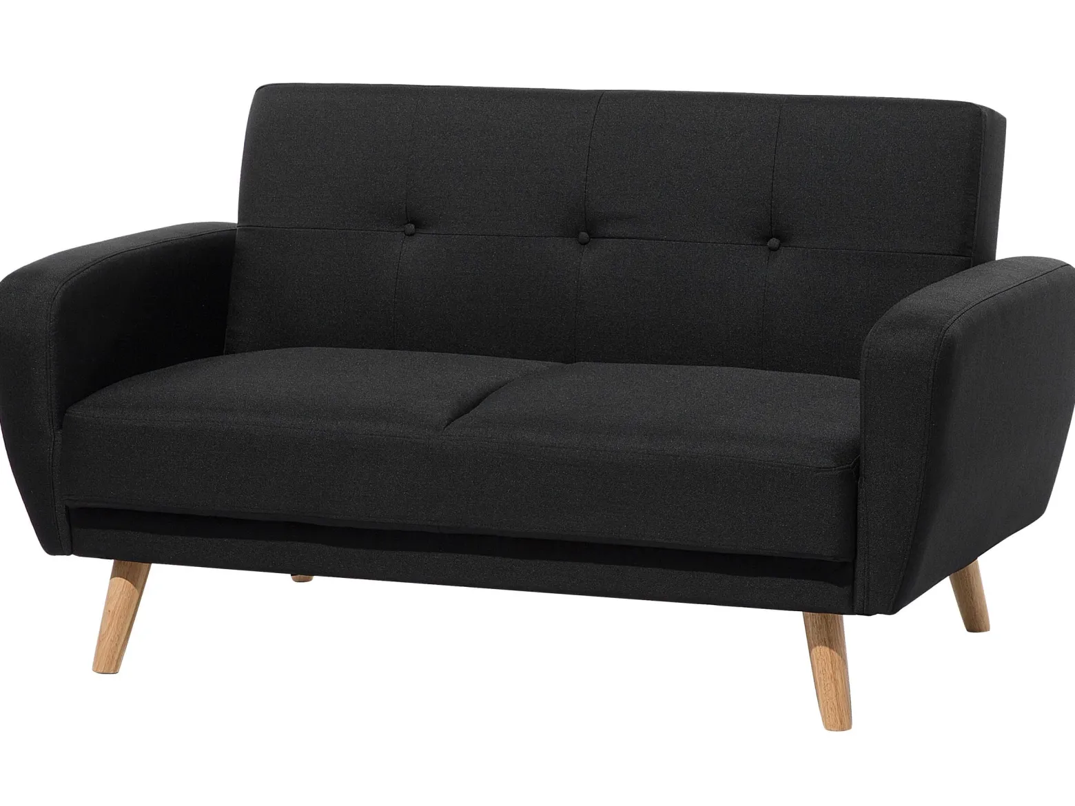 Sofa kanapa z funkcją spania czarna