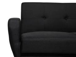 Sofa kanapa z funkcją spania czarna
