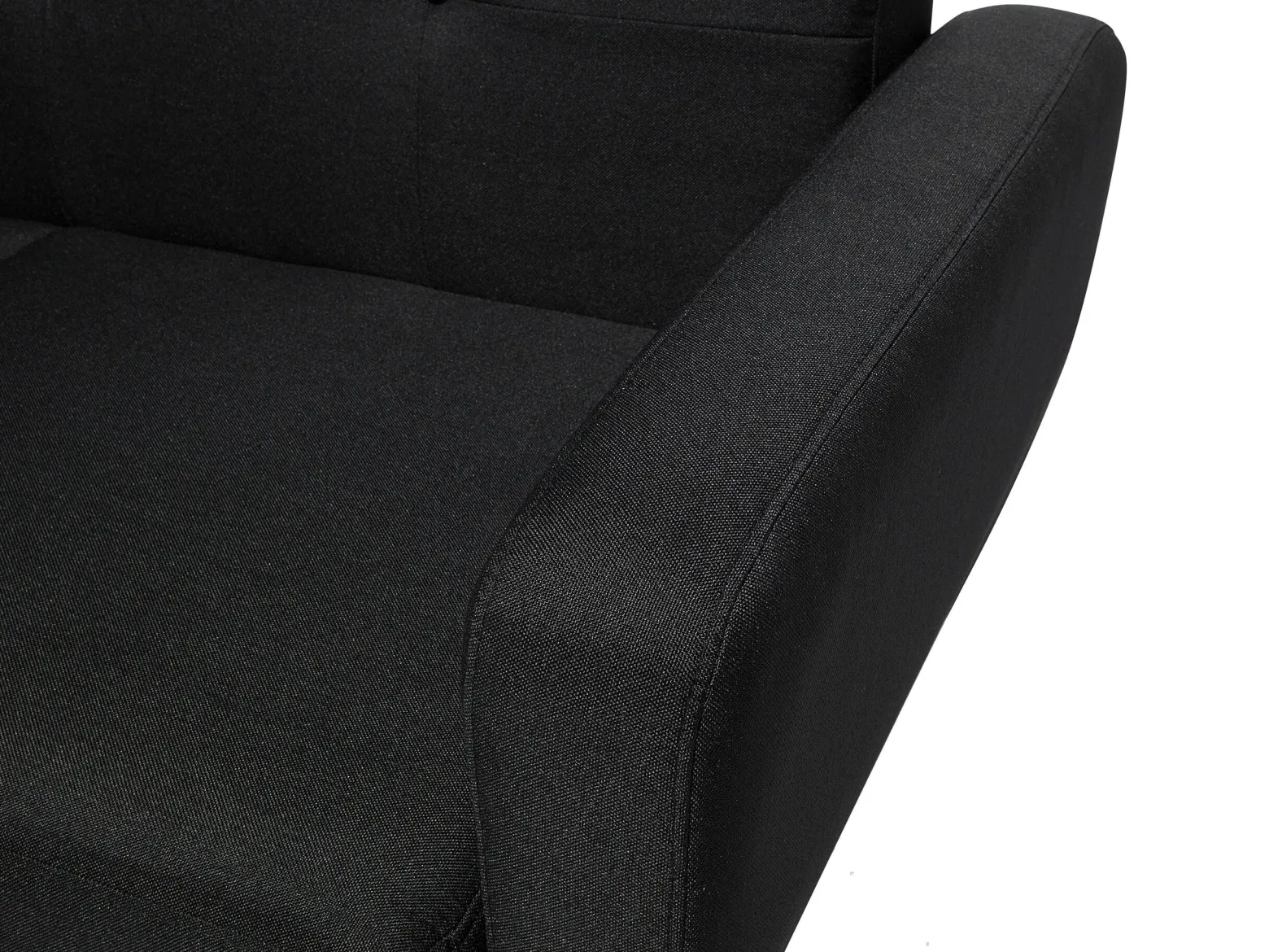 Sofa kanapa z funkcją spania czarna