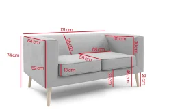 Sofa Kimi 2 Velutto 20