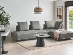 Sofa leżanka szara