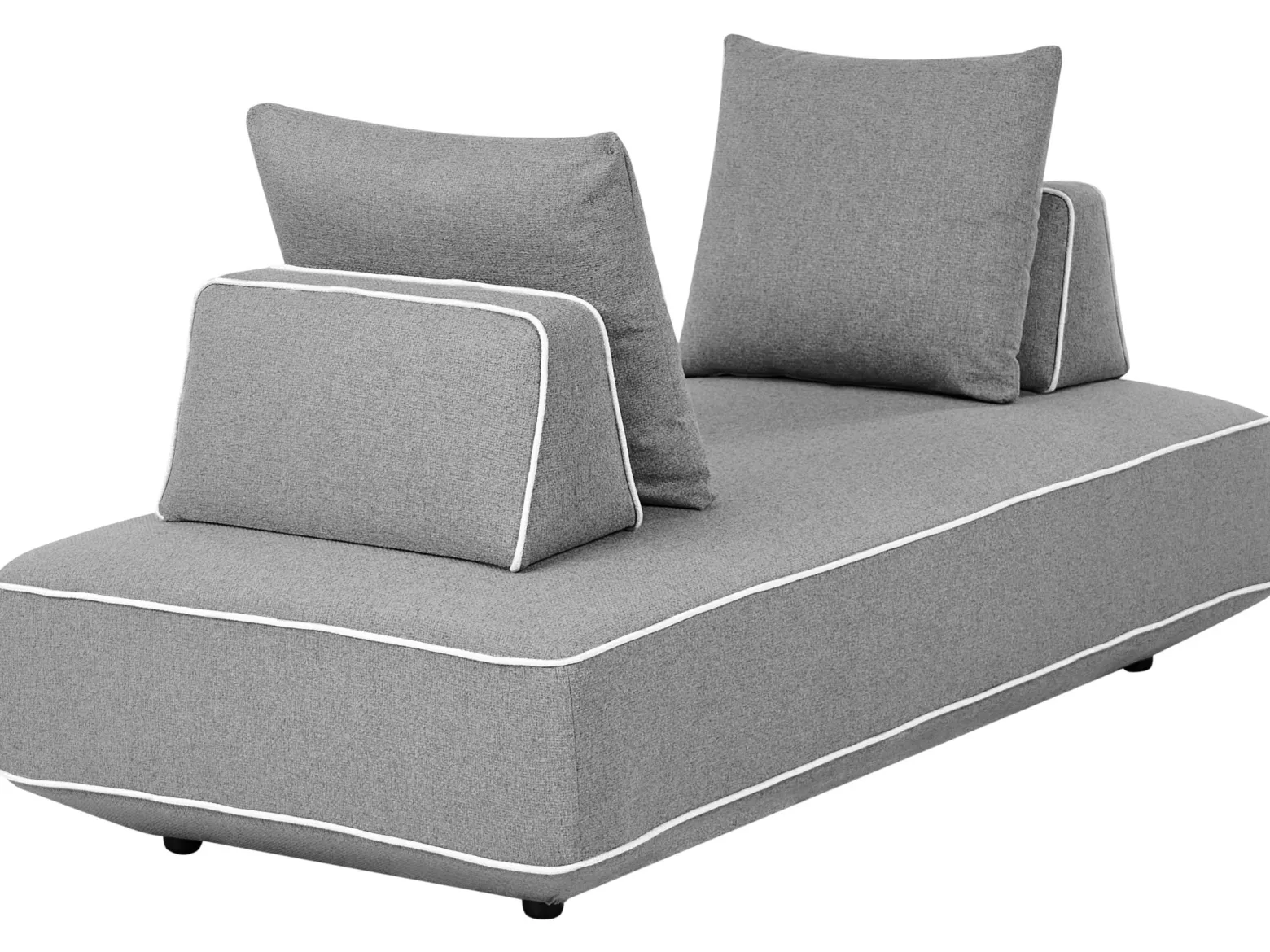 Sofa leżanka szara
