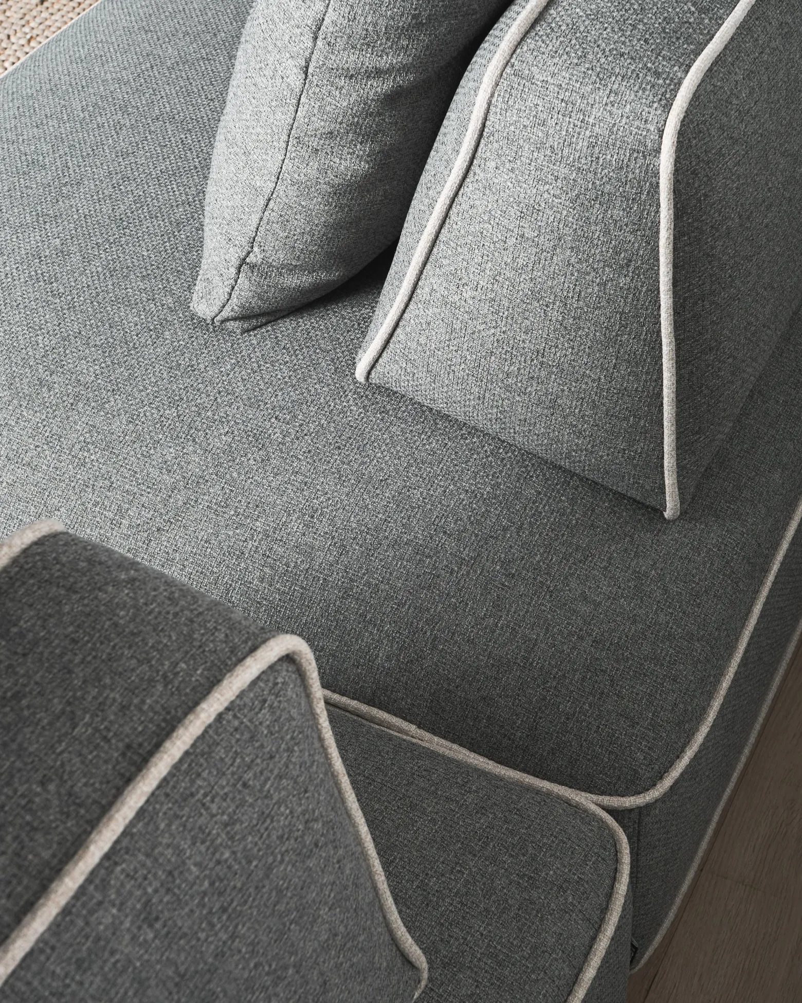 Sofa leżanka szara