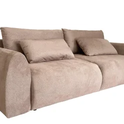 Sofa LILO z funkcją spania Kanapa rozkładana Tkanina CARLO 1901 Beżowa