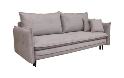 Sofa milagro z funkcją spania 195x135cm szarobeżowa matana15