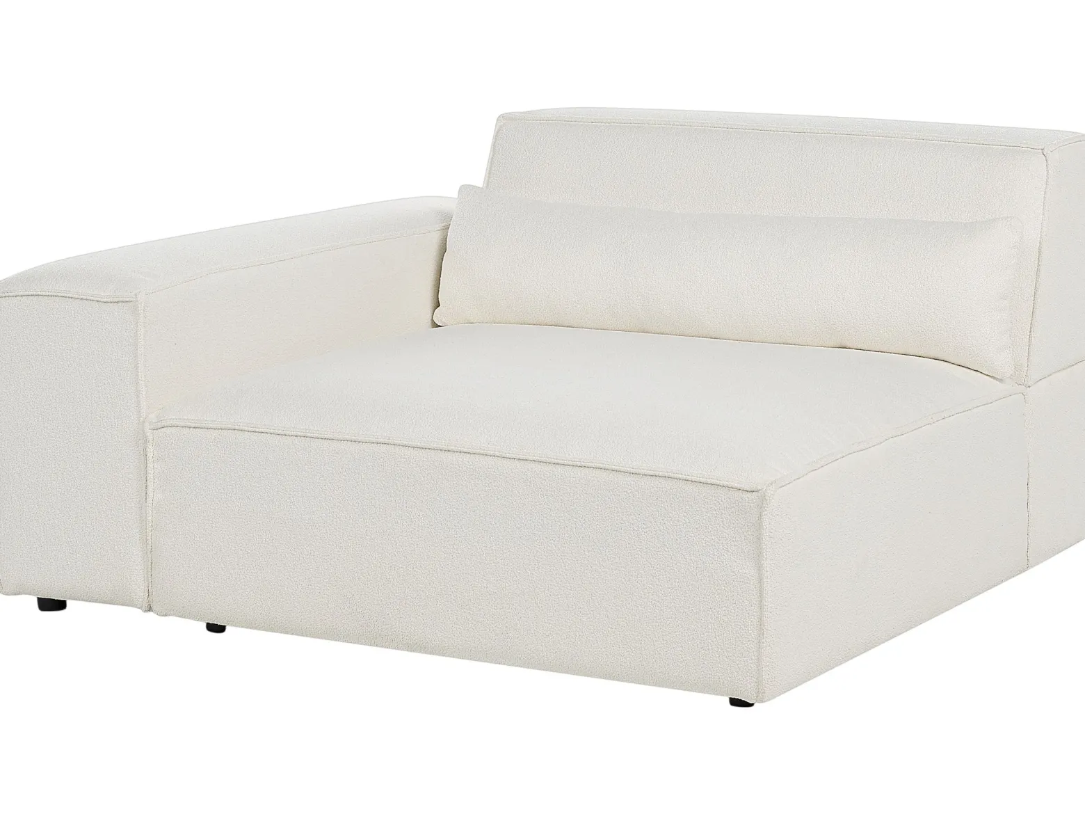 Sofa modułowa HELLNAR Boucle Złamana biel dla 2 osób
