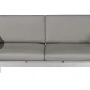 Sofa ogrodowa kanapa 2-osobowa ciemnoszara