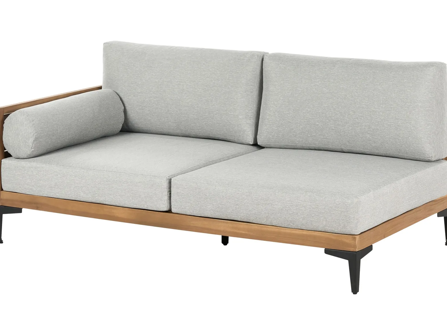 Sofa ogrodowa narożna 4-osobowa z poduchami