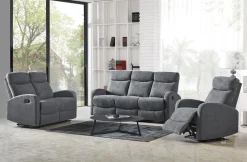 Sofa OSLO 3S ciemno szara