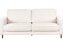 Sofa 3-osobowa biała boucle