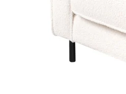 Sofa 3-osobowa biała boucle