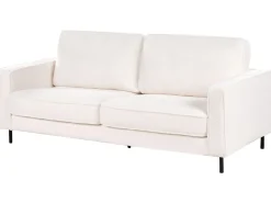 Sofa 3-osobowa biała boucle