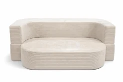 Sofa piankowa Ova z funkcją spania granatowy sztruks