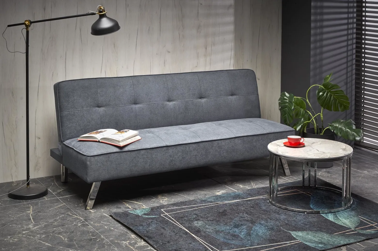 Sofa rozkładana CARLITO szara
