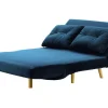 Sofa rozkładana Flic 120 cm-Velluto 11-like oak
