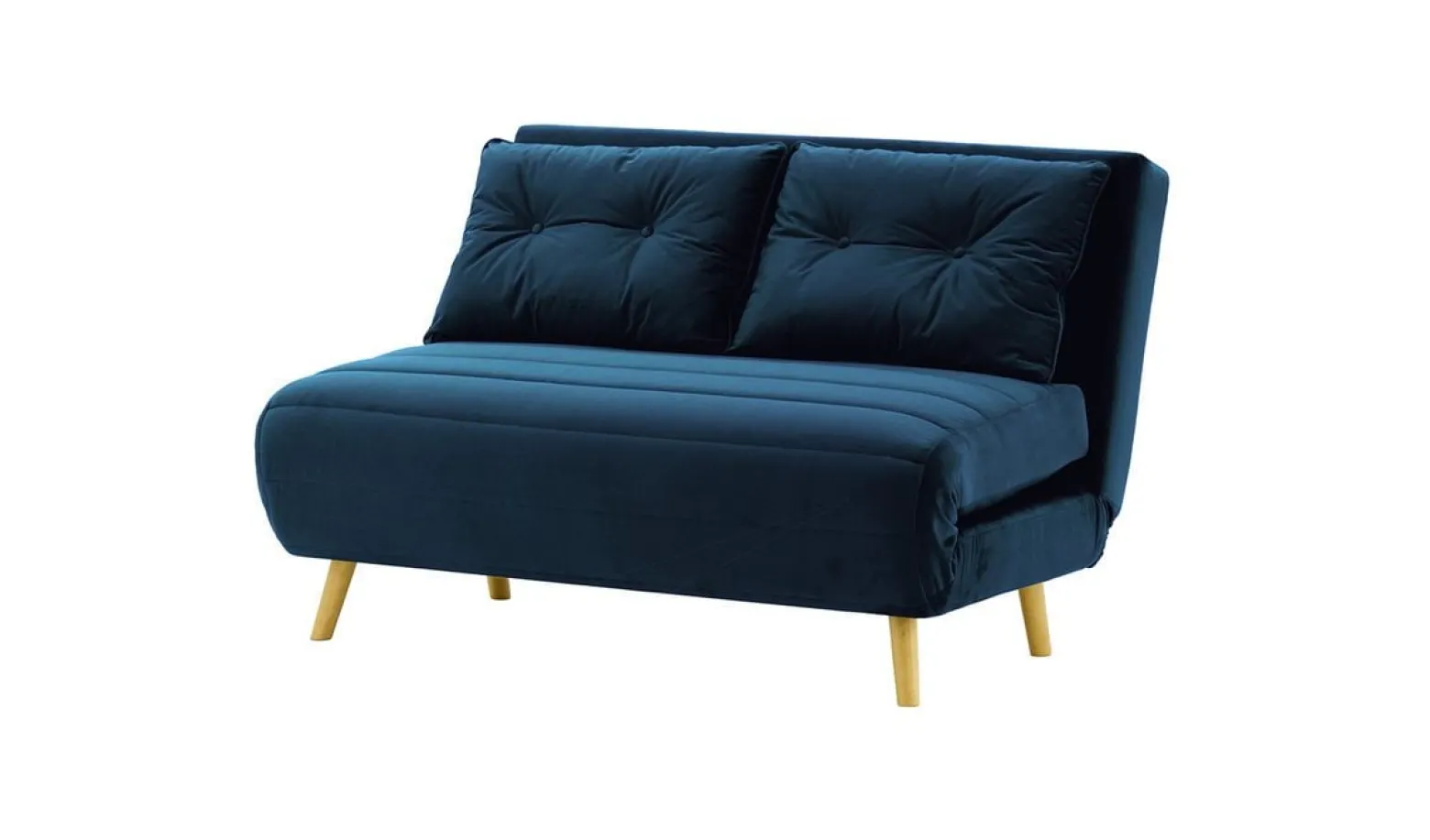 Sofa rozkładana Flic 120 cm-Velluto 11-like oak