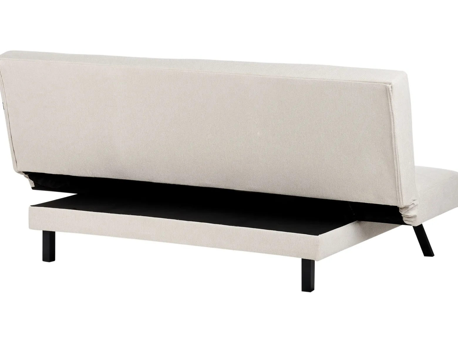 Sofa rozkładana funkcja spania biała
