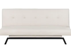 Sofa rozkładana funkcja spania biała